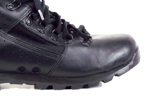 Dutch Army - Meindl - Black Leather Jungle Boots w/ Cordura - Grade 1