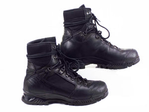 German Army - Meindl - Black Leather w/ Cordura - Grade 1 - MD Rock