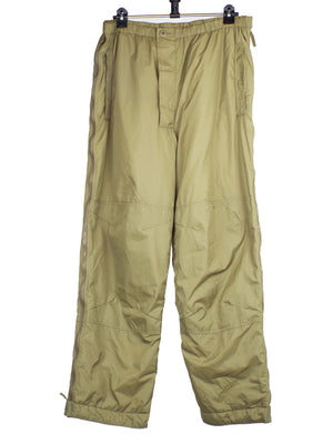 British Soft Insulated Cold Weather over-trousers - full-length leg side zips - Grade 1