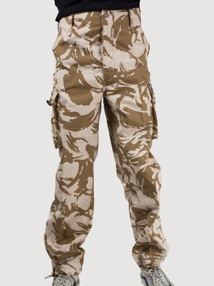 British Army Desert Windproof Trousers - Desert DPM Camo – Grade 1