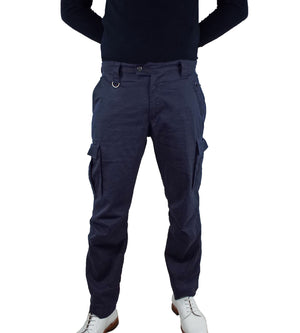 Dutch Navy - Dark Blue Cargo Trousers - Grade 1