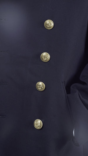 German Navy Pea Coat – Gabardine