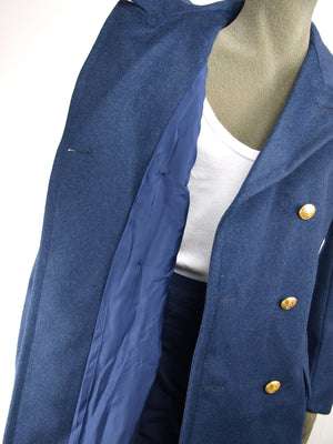 Italian Air Force - Navy Blue Wool Greatcoat - Super Grade