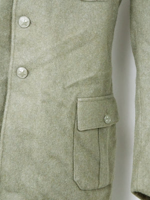 Yugoslavian Military Grey Wool Short Jacket - DISTRESSED RANGE