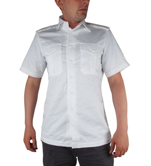 Dutch Army Vintage - White - Heavyweight Short-sleeve Shirt - Super Grade