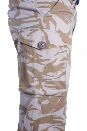 British Desert Camo Combat Trousers - DISTRESSED RANGE