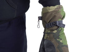 Dutch Army - DPM Woodland Camo - Fur lined Mittens