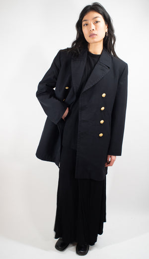 German Navy Pea Coat – Gabardine