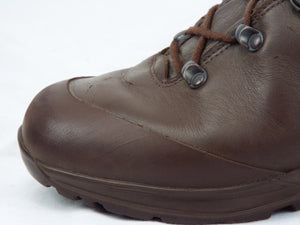 British / Dutch Army Brown Boots – Haix - with elasticated side pockets - Grade 1