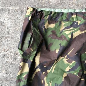 British Army Gore-Tex Trousers - Woodland DPM Camo - zipped dart ankle - DISTRESSED RANGE