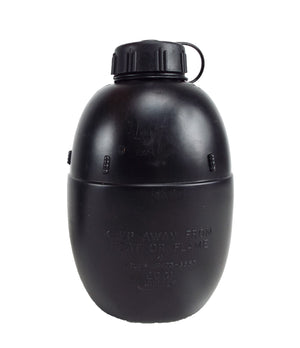British Army - Black Water bottle / Canteen with mug  - Grade 1