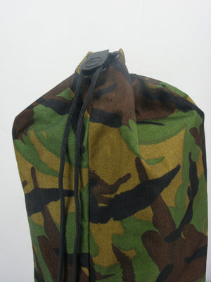 Waterproof Woodland Camouflage Rolled Sleep Mat Bag - Dutch Army