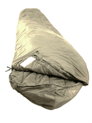 COMBO - Dutch NATO Military - Four Season/Arctic modular (light weight and medium weight sleeping bags system - and string carry sack