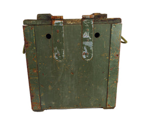 French Army - Vintage Wooden Tent Box