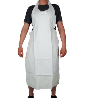 French Army - White PVC Apron - Pack of 10