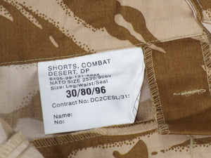 Desert Camo Shorts - British Army Surplus - Unissued