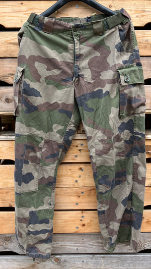 French Army CCE Camo Combat Trousers - Rip-Stop Poly/Cotton - Grade 1