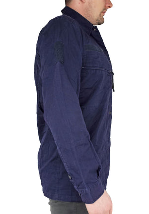Dutch Navy - Dark Blue Heavyweight Shirt/Fatigue Jacket - Long Sleeve - Grade 1