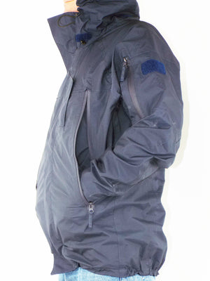 Royal Navy - Blue Gore-Tex Rip-Stop Jacket - With Hood - DISTRESSED condition - New Model