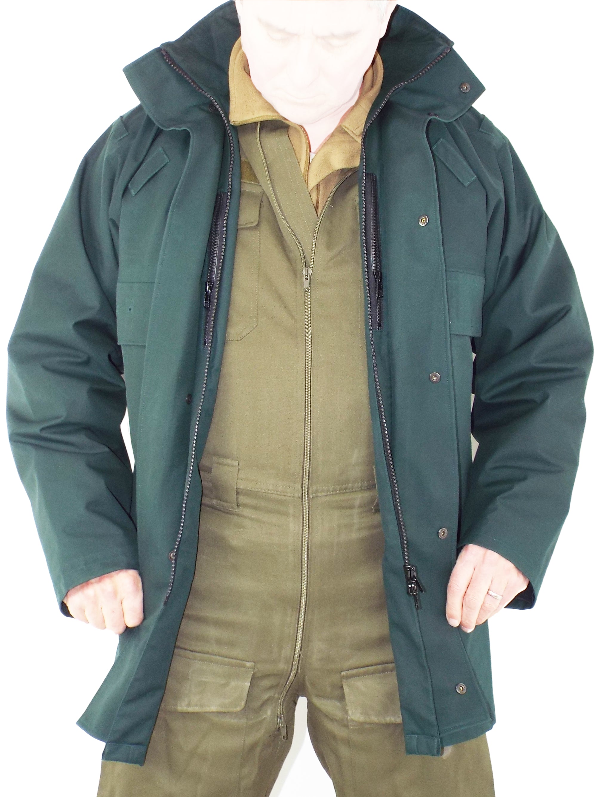 Irish Police Gore-Tex Anorak - DISTRESSED - Two breast pocket version -  Forces Uniform and Kit