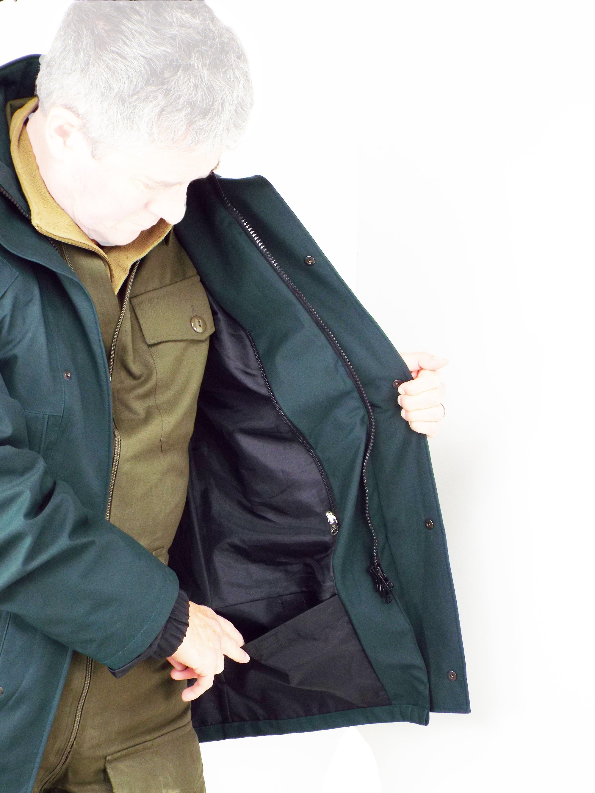 Irish Police Gore-Tex Anorak - DISTRESSED - Two breast pocket version -  Forces Uniform and Kit