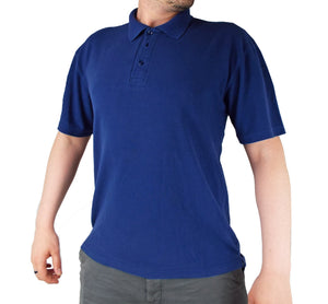 Dutch Military - Multi-Pack - Three Blue Short Sleeve Polo Shirts - Grade 1
