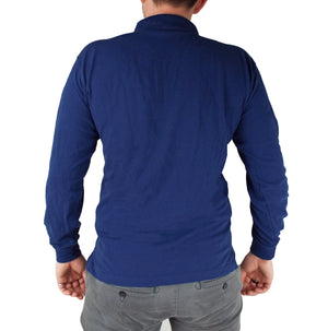 Dutch Military - Blue Long Sleeve Polo Shirt - Grade 1