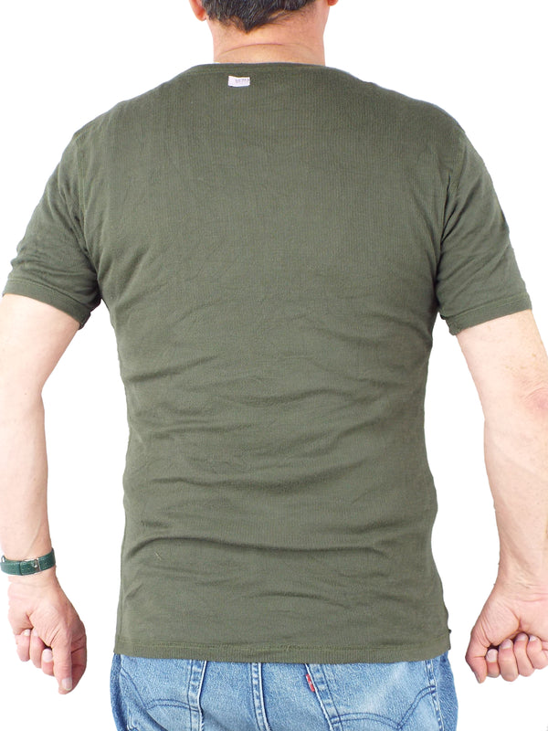 Austrian Olive Green ribbed fabric T Shirt - Forces Uniform and Kit