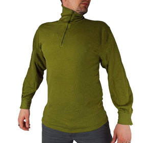 British Military - ECW Olive Green Thermal Top "Norgie" - Base Layer - Olive