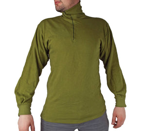 British Military - ECW Olive Green Thermal Top "Norgie" - Base Layer - Olive