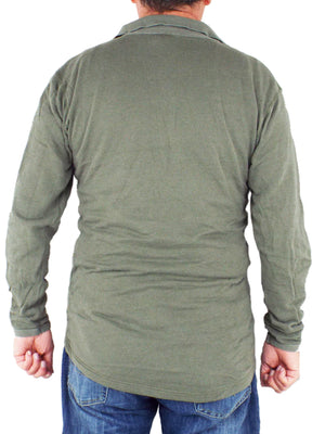 Austrian Military - Field Grey Thermal Top "Norgie" - Base Layer - "Terry Towel" lined