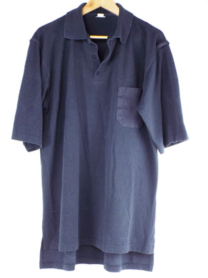Dutch Military - Dark Blue Short Sleeve Polo Shirt with pocket - Grade 1