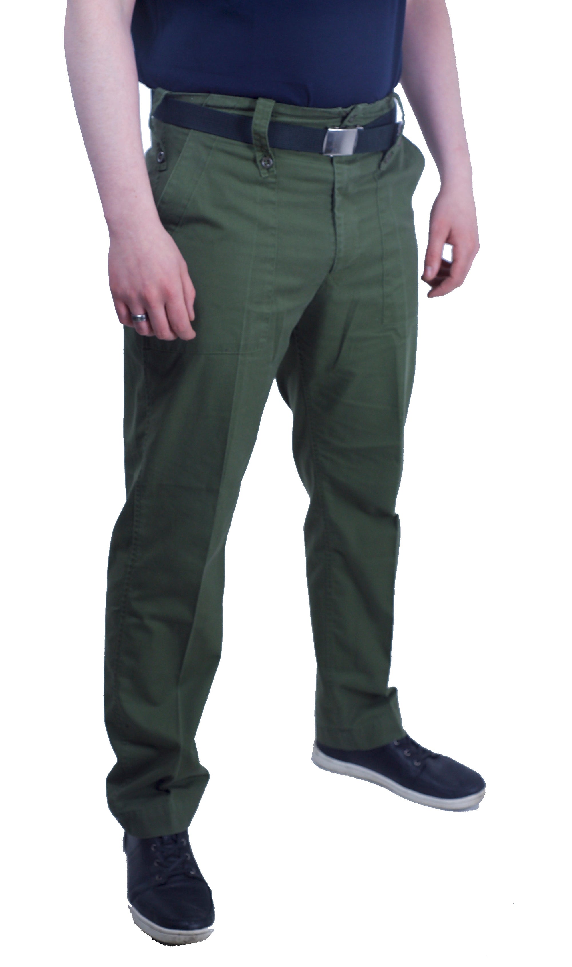 British Army Lightweight Olive Green Trousers - DISTRESSED RANGE