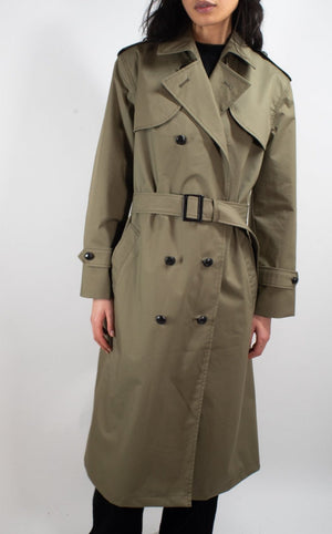 Dutch Khaki Military Trench Coat – Full Length – Grade 1