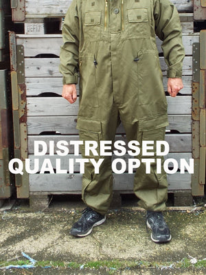 British Armoured Fighting Vehicle (AFV) Suits / Tank Suit Overall - Olive Green - Grade 1