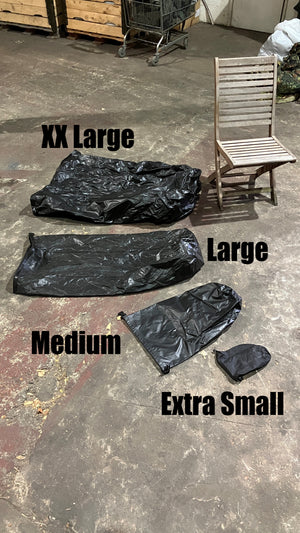 British/Dutch Army - Black Dry Sacks - Mixed Styles - Grade 1