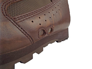 Dutch Army - Meindl - Brown Leather Jungle Boots w/ Cordura - Grade 1