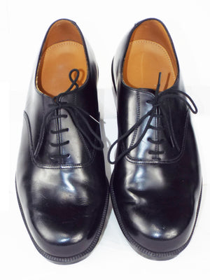 British Black Military Parade Shoes - Men's - Grade 1 - no toe cap