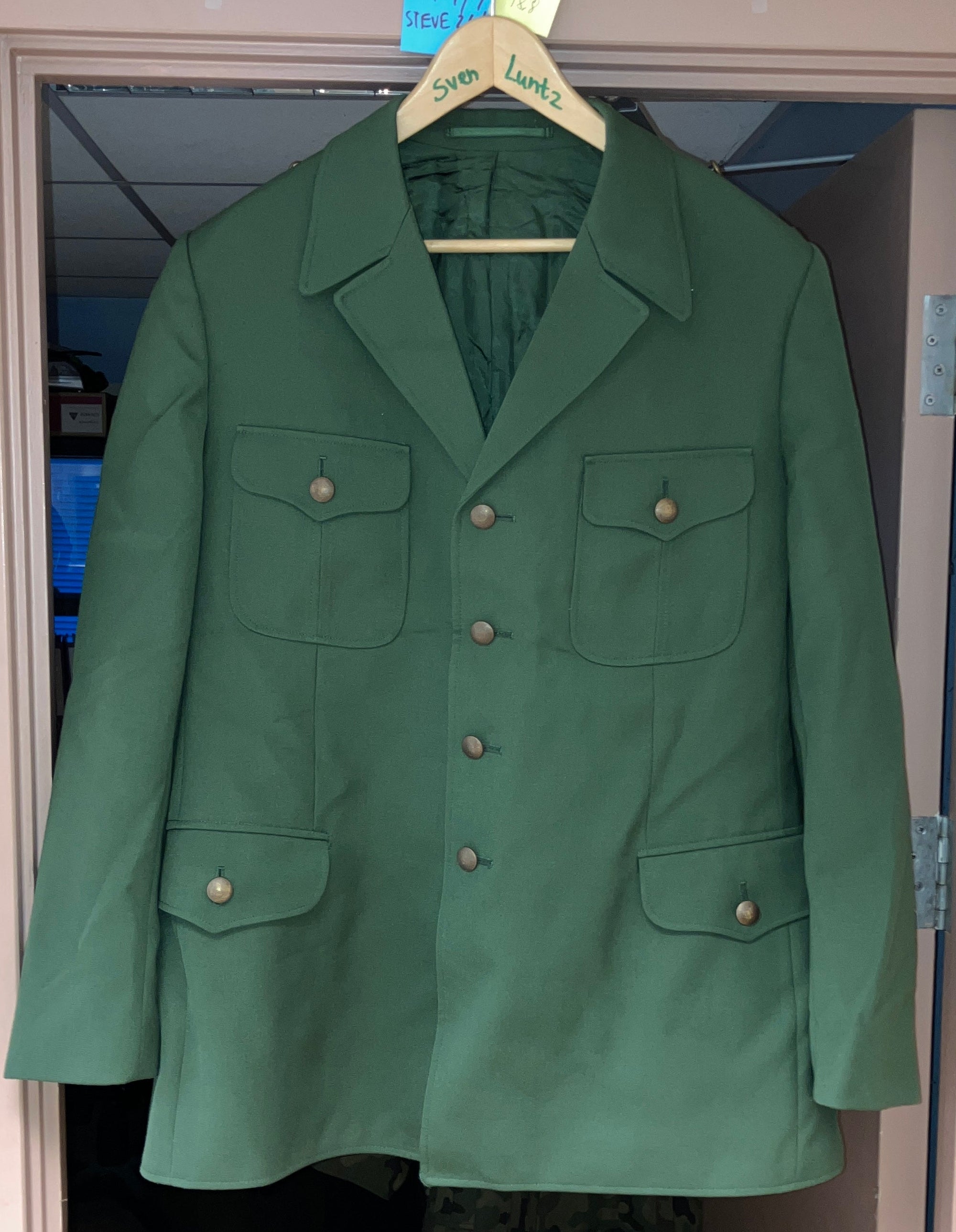 German Police Green Uniform Jacket (Dress Tunic)