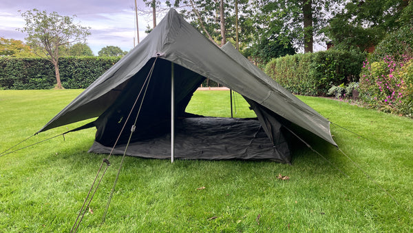 French army F2 two-man tent - with fly sheet - Grade 1 serviceable ...