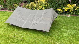 French army F2 two-man tent - with fly sheet - Grade 1 serviceable