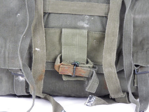 Vintage Canvas Army Backpack - British Military - 58 Pattern