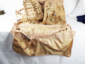 "Miltec" Desert camouflage - emergency stretcher - folds into back pack - Unissued condition