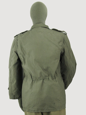 NATO Olive Combat Jacket – M43 Style - zip front - Super Grade