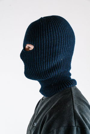 US Black and Navy Blue Balaclava