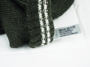Austrian - 85% Wool Mothproof Green Mittens - Grade 1