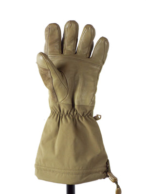 Dutch Military - Olive Green - Rip-stop Insulated gloves w/ leather palms and fingers