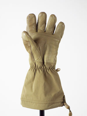 Dutch Military - Olive Green - Rip-stop Insulated gloves w/ leather palms and fingers
