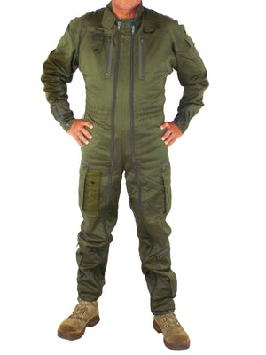 Belgian Flying Suit - Olive Green - Twin full-length zips
