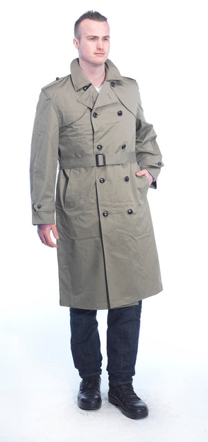 Dutch Khaki Military Trench Coat – Full Length – Grade 1